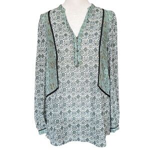 FOREVER 21 Floral Chiffon Blouse